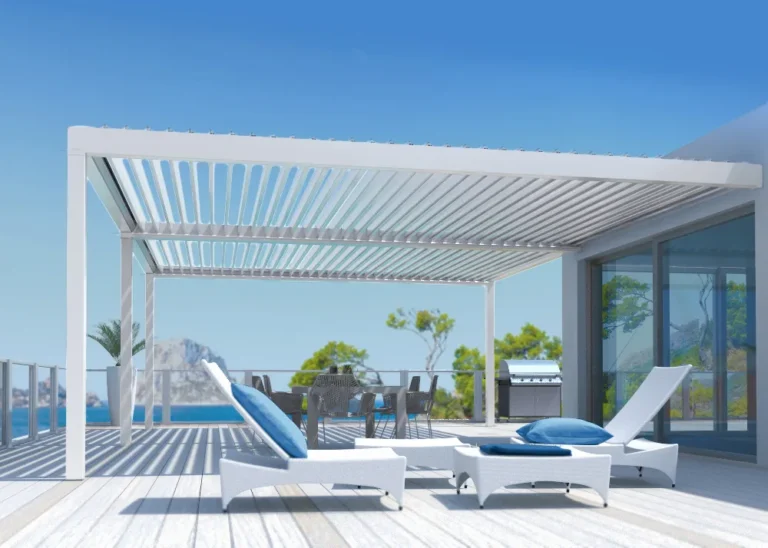pérgolas bioclimáticas para jardín